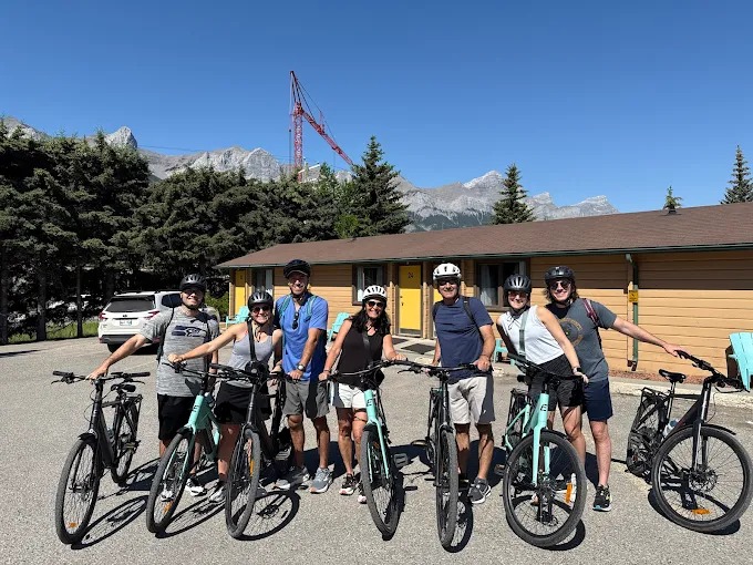 Rundle Bike rental e-bikes ready for pickup